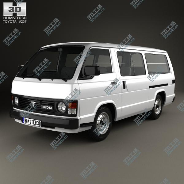 images/goods_img/202104092/3D Toyota Hiace Passenger Van 1982 model/1.jpg